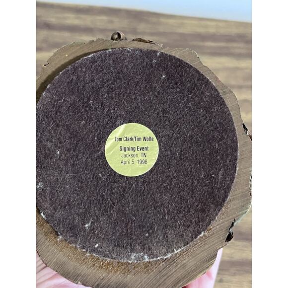 Vtg Tom Clark & Tim Wolfe 1998 Signing Event Sculpture GNOME FALL PIG 1985 - Picture 8 of 8